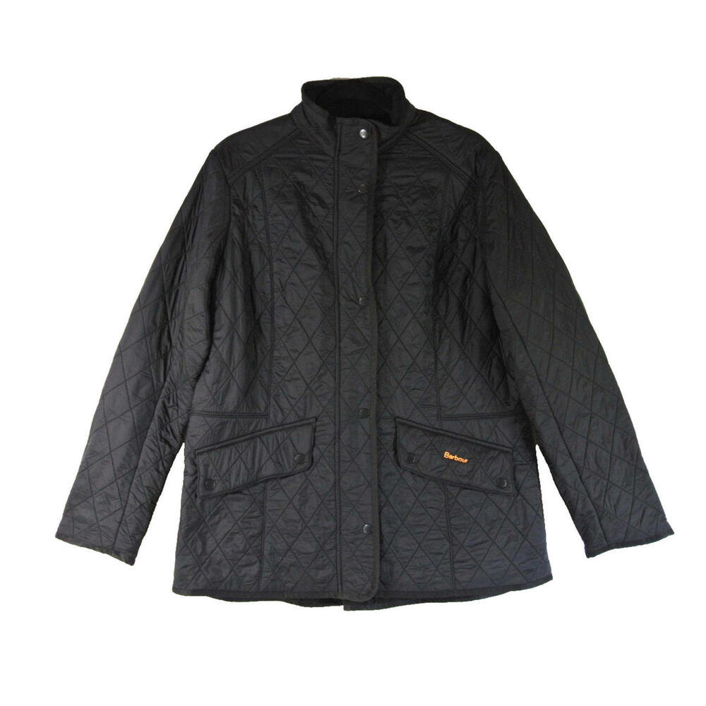 NEW Barbour Cavalry Polarquilt Jacket in black size 18 #SJ2394